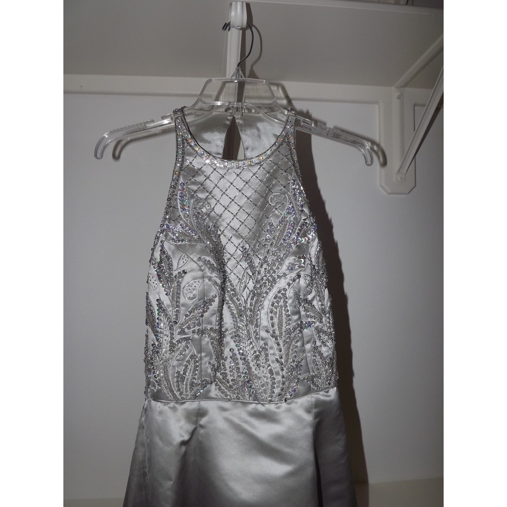 Formal Long Silver Dress